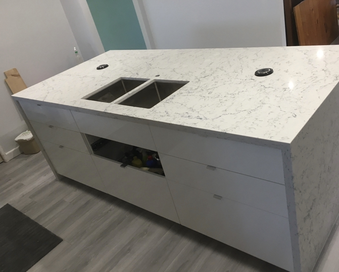 Caesarstone White Attica benchtop SCY Top Stone Sydney